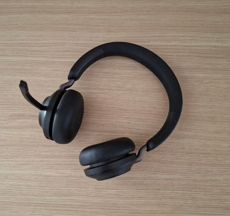 Jabra Evolve2 65 Link380/390c MS Stereo Black, Ophalen, Gebruikt, Draadloos