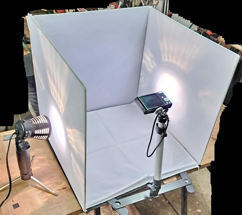 Mini Studio photos 40x40cm, Enlèvement, Comme neuf, Studio photo complet