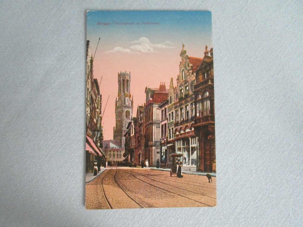 postkaart Brugge 1918, Verzamelen, Postkaarten | België, Ophalen, Voor 1920, West-Vlaanderen