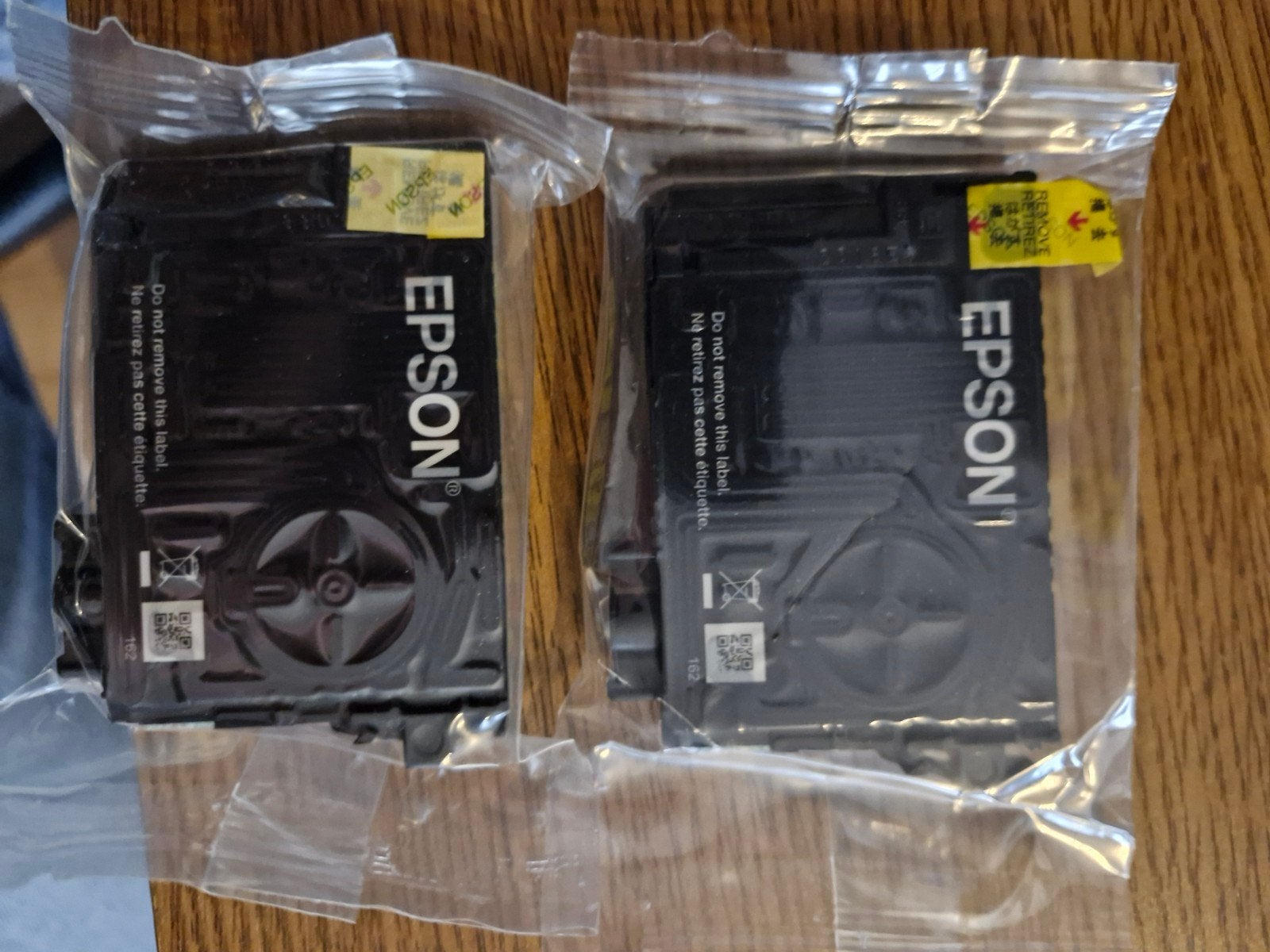 2 cartouches jaune Epson, Enlèvement