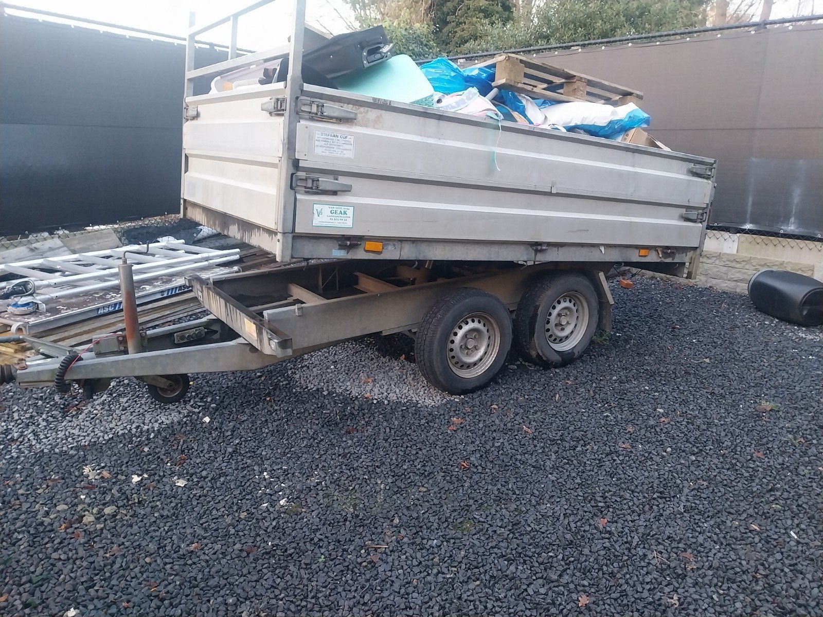 kipper 2.7ton   0032475976360, Auto diversen, Aanhangers en Bagagewagens, Ophalen