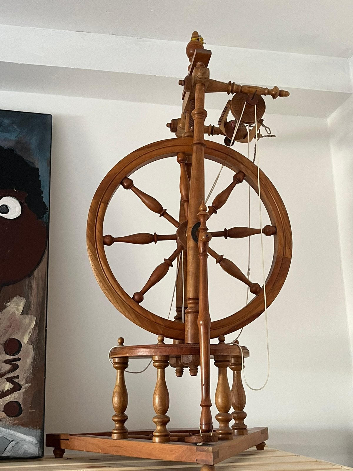 Rouet ancien, Enlèvement, Comme neuf, Rouet
