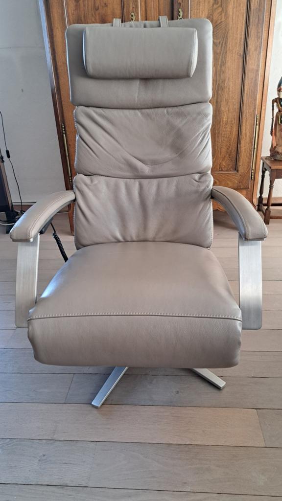 Leder relaxstoel met opstaphulp, Maison & Meubles, Fauteuils, Enlèvement