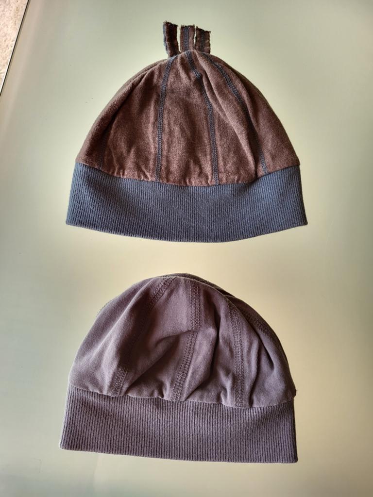 2 mutsjes NONO , baby ( 0 m / 3 m ), Maat 50, Jongetje of Meisje, Ophalen of Verzenden, Zo goed als nieuw