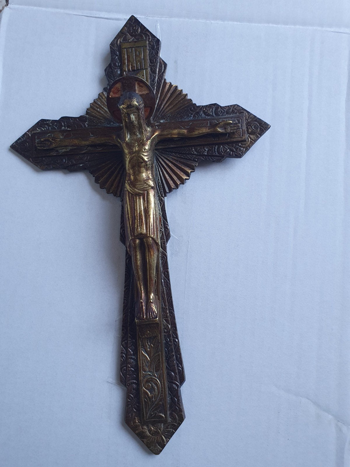 Croix art déco, Collections, Broches, Pins & Badges, Enlèvement