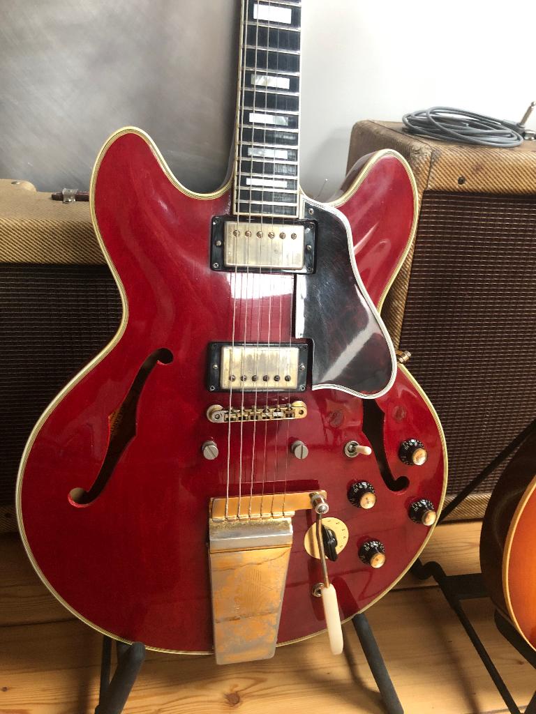 Gibson es355 es 355 1966 gitaar, Ophalen, Gebruikt, Hollow body, Gibson