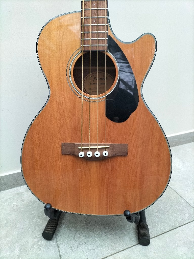 Semi-akoestische basgitaar Fender CB-60SCE, Musique & Instruments, Enlèvement, Utilisé, Semi-acoustique