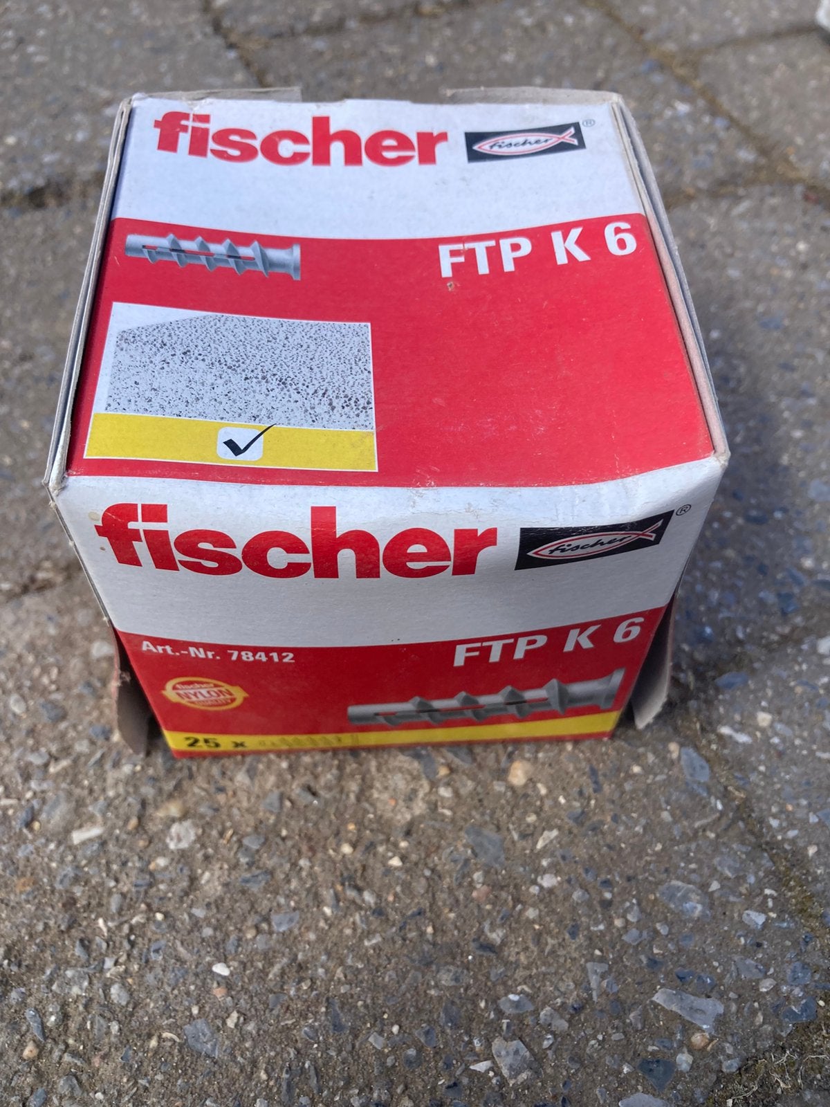 Fisher pluggen cellenbeton, 3 dozen, Ophalen, Nieuw, Pluggen