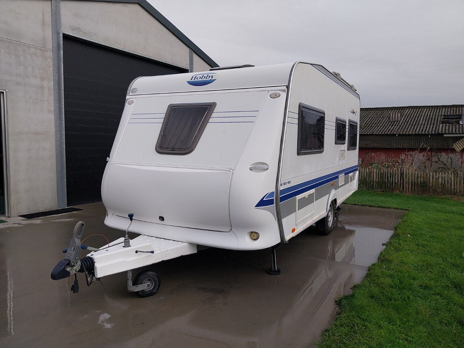 Hobby De Luxe 460, Caravans en Kamperen, Bedrijf, Douche, Hobby