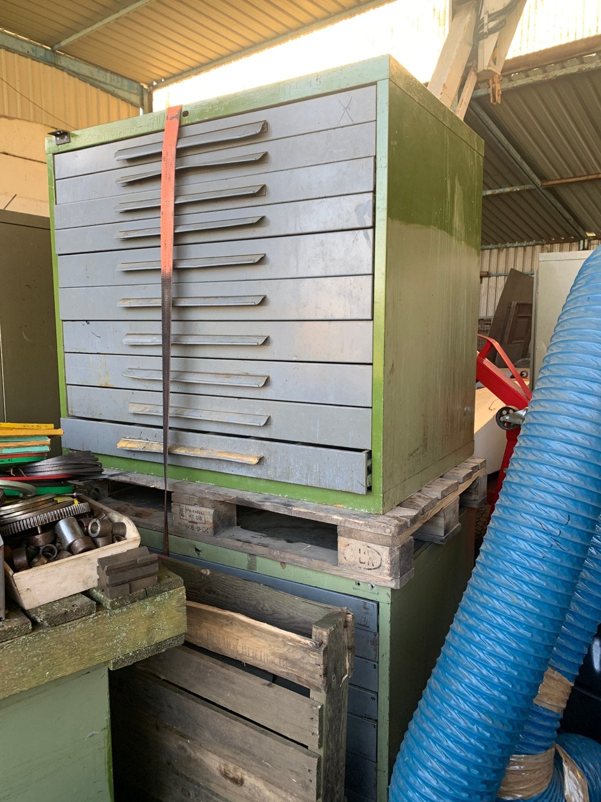 Professionele laden kasten tot 1200 kg, Ophalen