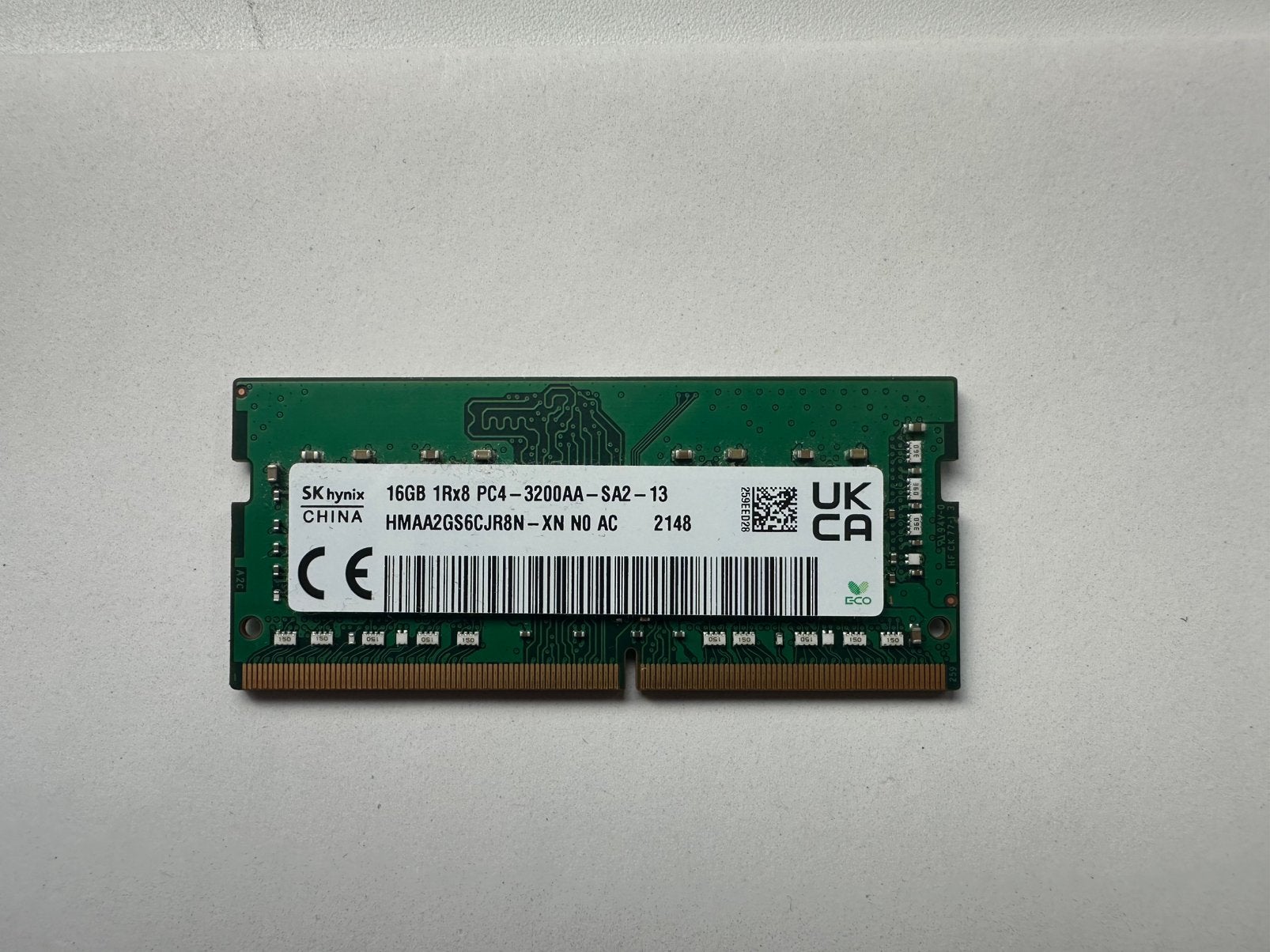 SK Hynix 16 Go de RAM DDR4 3200 MHz Sodimm, Informatique & Logiciels, Enlèvement ou Envoi, DDR4, Comme neuf, Laptop