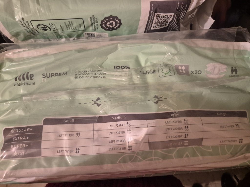 Volwassenen pampers, Diversen, Ophalen, Nieuw