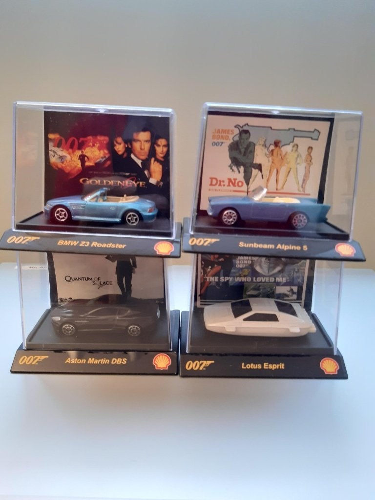 Voitures James Bond à l'échelle 1/64 - Collection Shell, Envoi, Comme neuf, Voiture