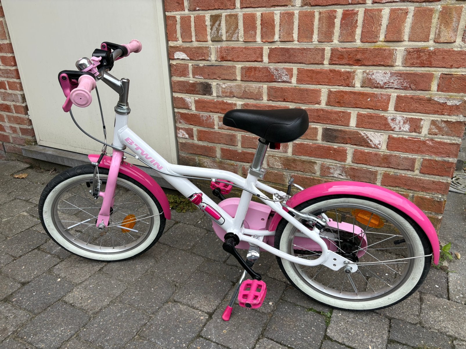 Meisjesfiets 16 inch, Fietsen en Brommers, Ophalen, Gebruikt, 16 tot 20 inch