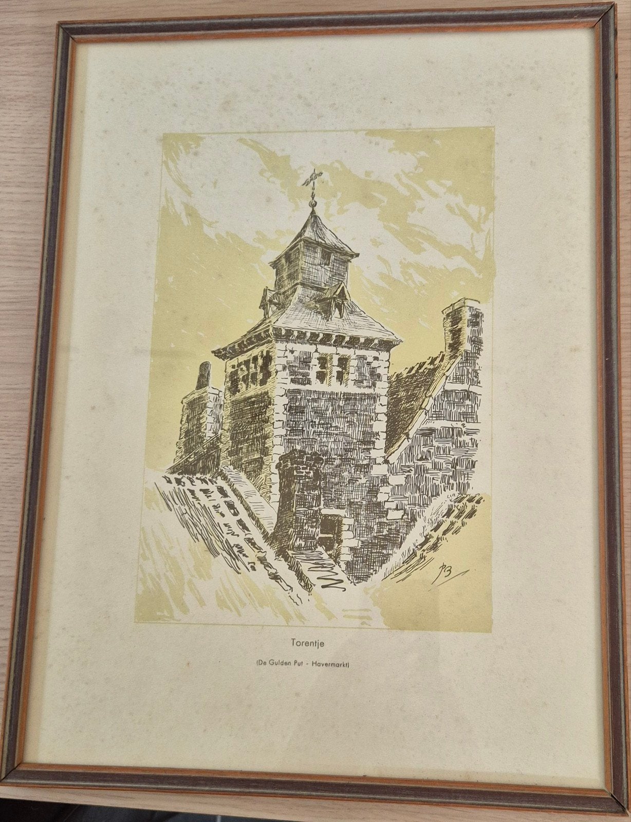 5 grafische prenten Hasselt, Ophalen