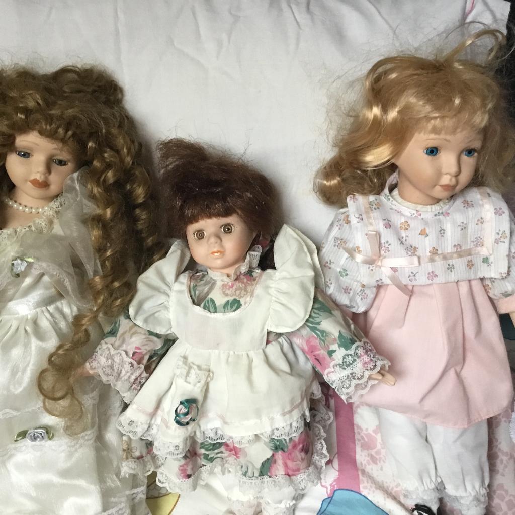 Prachtige porceleine poppen, Ophalen, Zo goed als nieuw, Pop