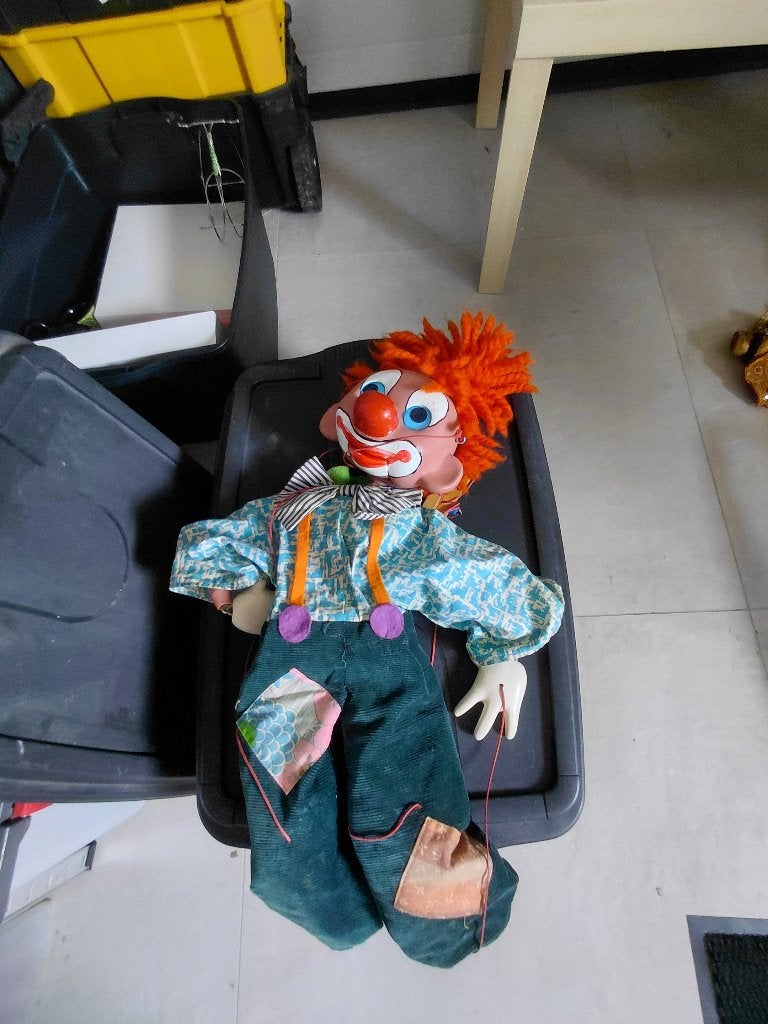 Pantin ancien clown, Antiquités & Art, Antiquités | Jouets, Enlèvement ou Envoi