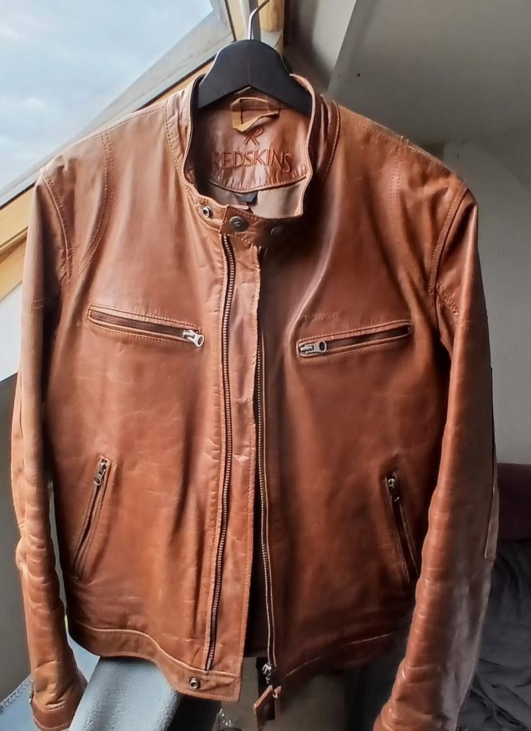 Veste redskins taille M, Brun