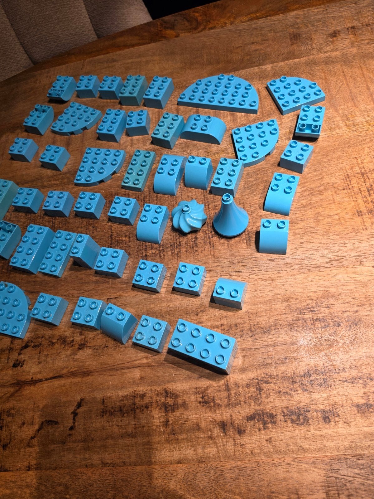 50 licht blauwe lego duplo blokken, Kinderen en Baby's, Ophalen of Verzenden, Duplo