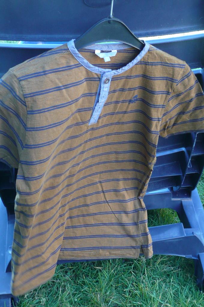 Bruin blauw gestreept T-shirt JBC (K348), Kinderen en Baby's, Kinderkleding | Maat 170, Ophalen of Verzenden, Zo goed als nieuw