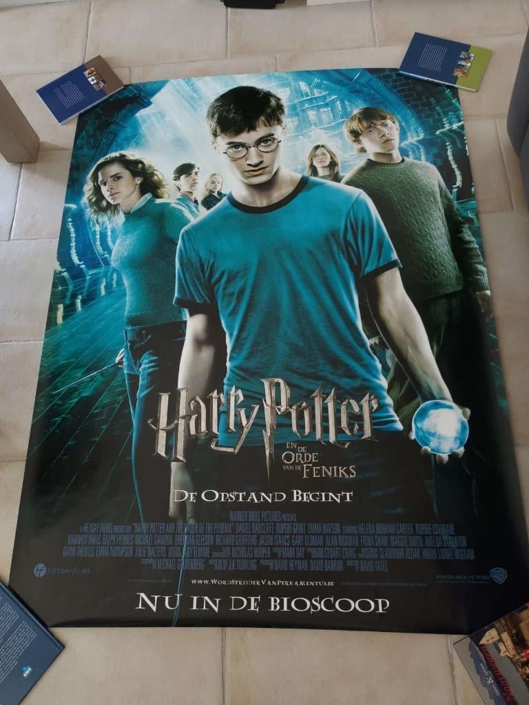 Harry Potter bioscoop affiche, Verzamelen, Harry Potter, Ophalen of Verzenden, Nieuw, Boek of Poster