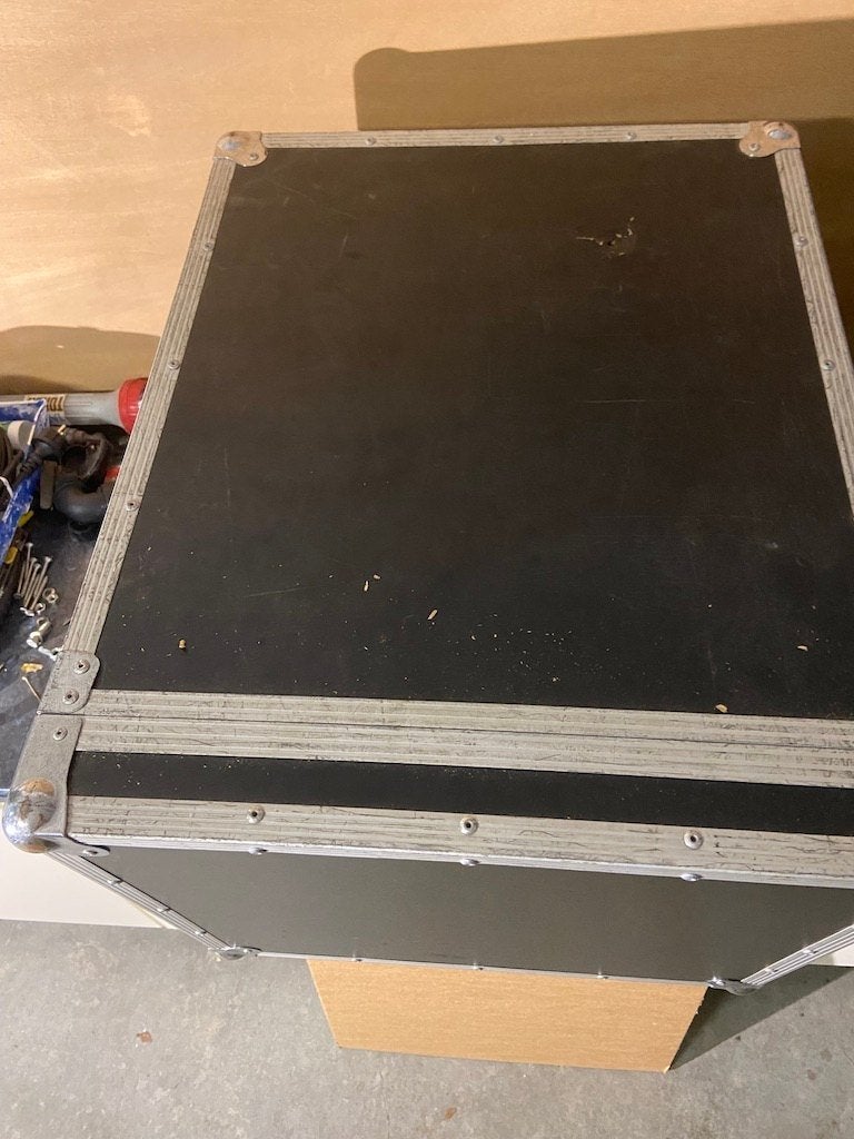 19" flightcase met horizontaal en vertikale inbouw, Muziek en Instrumenten, Ophalen, Gebruikt, Overige instrumenten, Flightcase