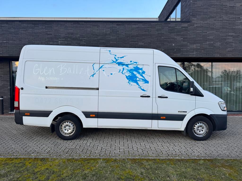 Hyundai H350 2.5 diesel 2016 L3 H3 gekeurd, Auto's, Stof, Wit, Particulier, Multifunctioneel stuurwiel