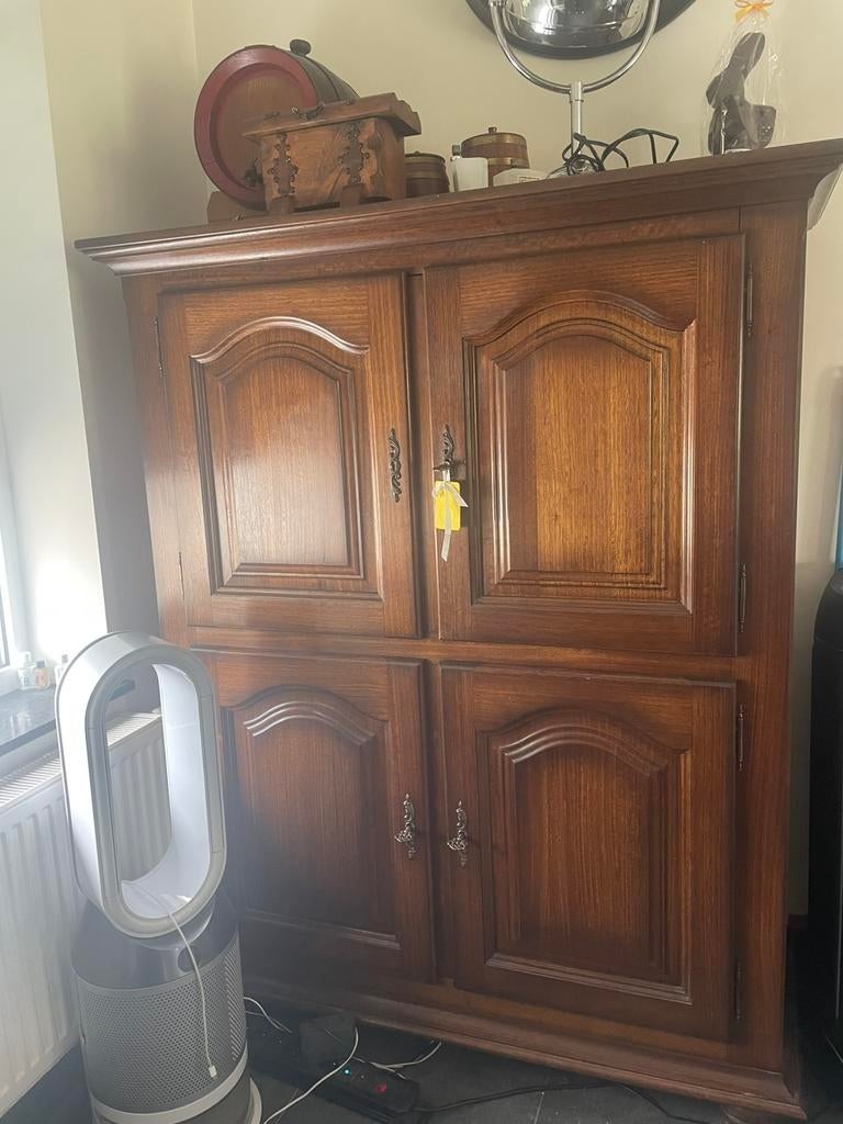 2 houten kasten, Antiek en Kunst, Ophalen