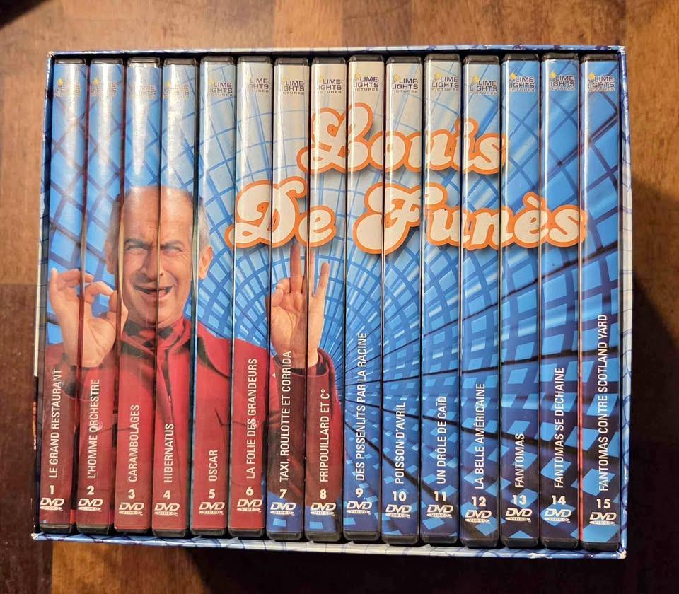 Collectie - Louis de Funès - Boxset - 15 DVD films., Cd's en Dvd's, Dvd's | Komedie, Actiekomedie, Alle leeftijden, Boxset, Ophalen of Verzenden