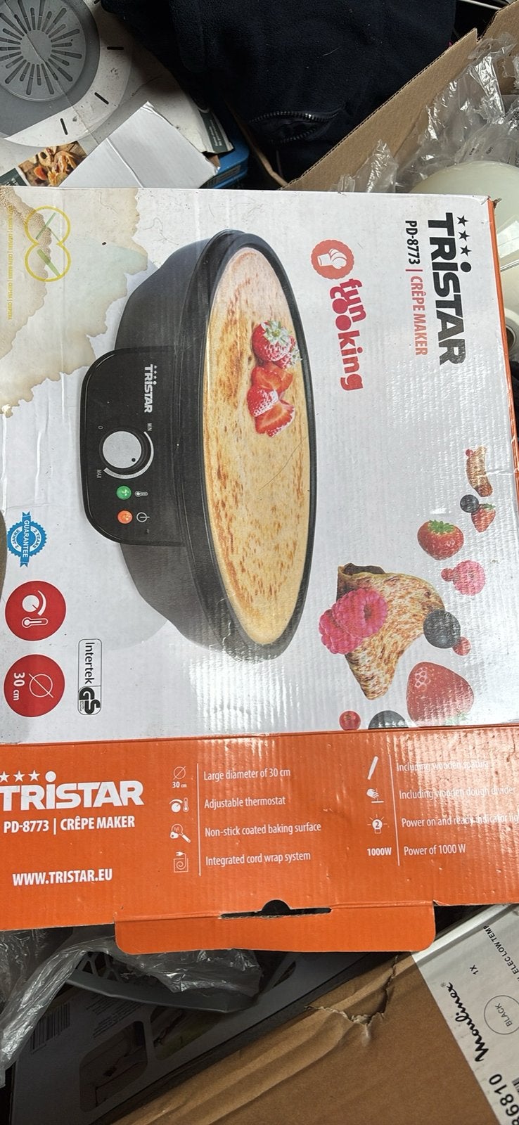 Appareil crepe, Elektronische apparatuur, Ophalen, Gebruikt
