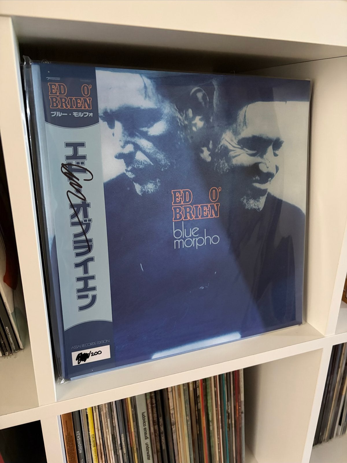 Ed O'Brien (Radiohead) - Blue Morpho vinyl SIGNED, Envoi, Comme neuf