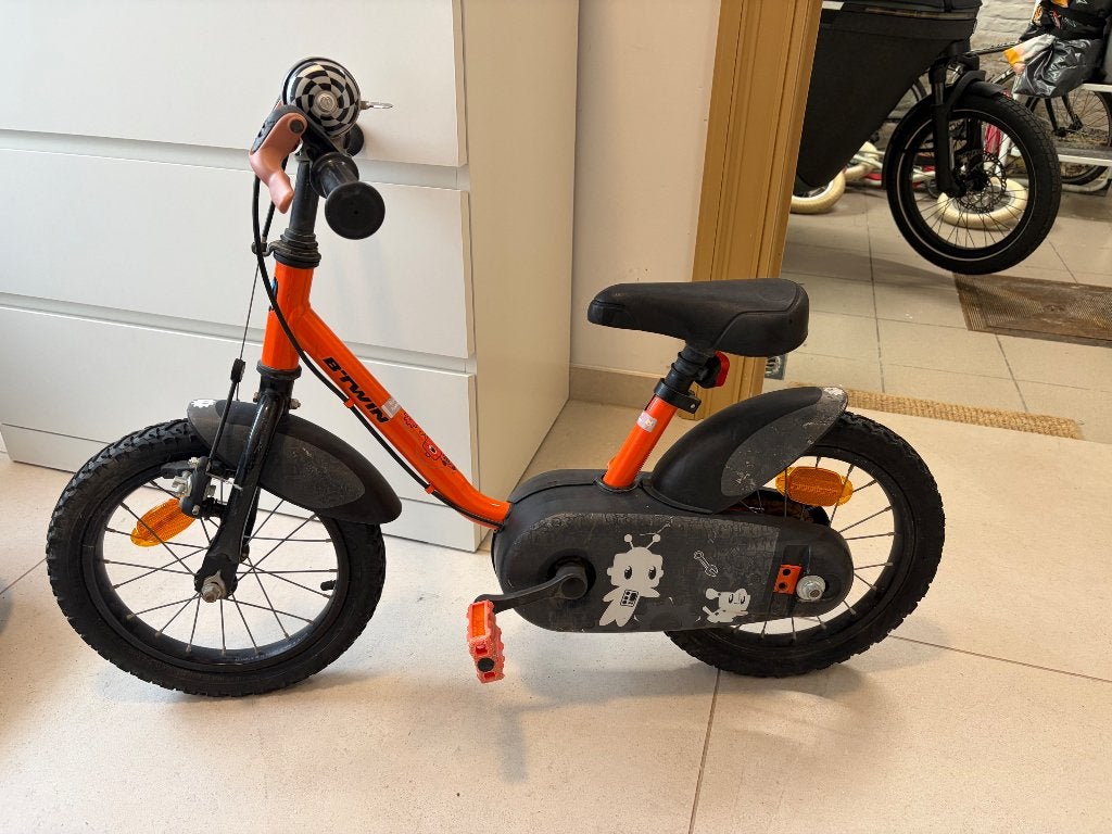 Kinderfiets 12inch, Fietsen en Brommers, Fietsen | Kinderfietsjes, Ophalen, Zijwieltjes, Gebruikt, Minder dan 16 inch
