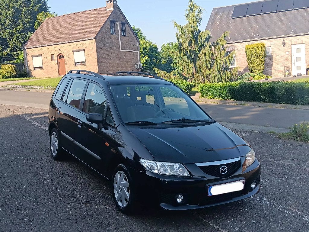 Mazda Premacy 1.8i " essence " 136.000 km " Clim " 1er Main, Auto's, Mazda, Zwart, Particulier, Euro 4, Elektrische ramen