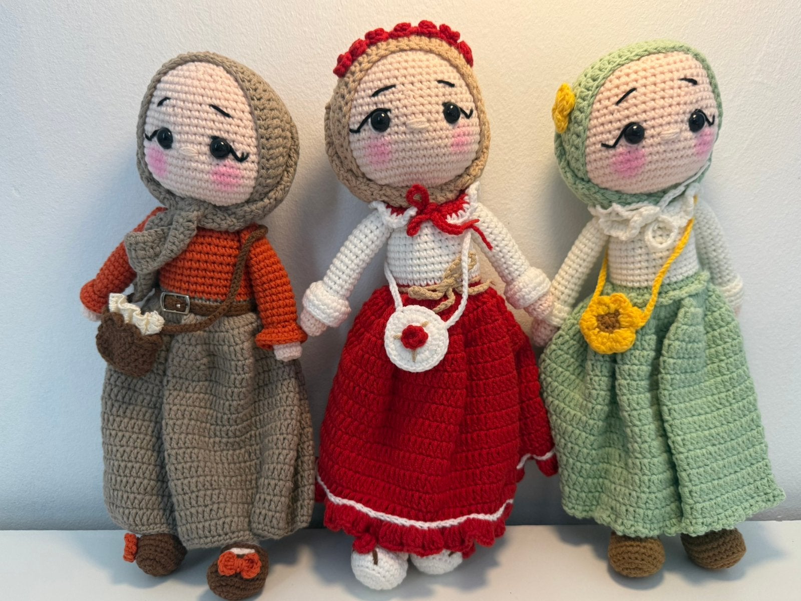 Amigurumi gehaakte islamitische moslima hijabi pop, Kinderen en Baby's, Speelgoed | Overig, Ophalen of Verzenden, Nieuw