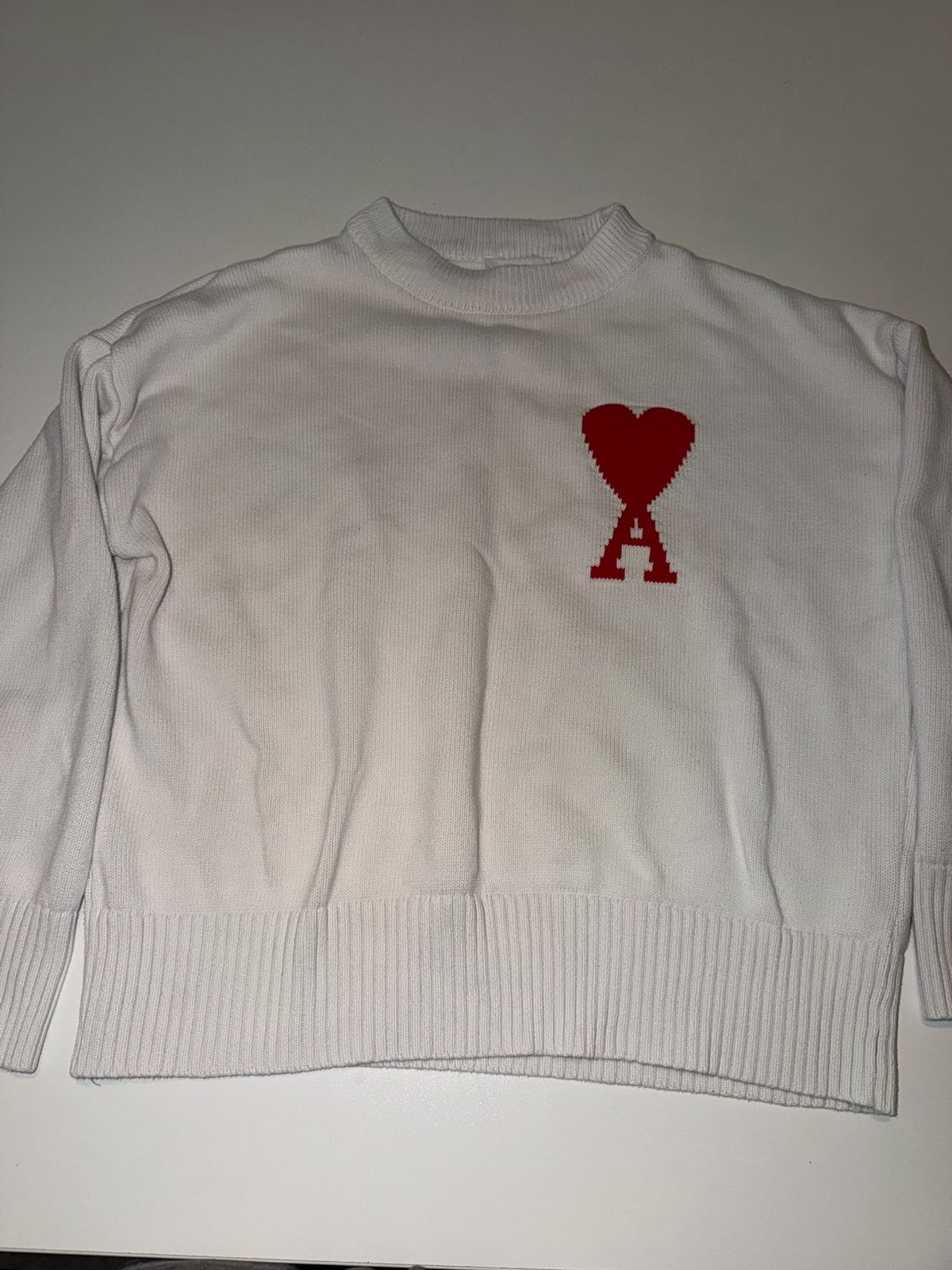 Pull Ami Paris, Vêtements | Hommes, Pulls & Vestes, Enlèvement, Porté, Taille 48/50 (M), Blanc