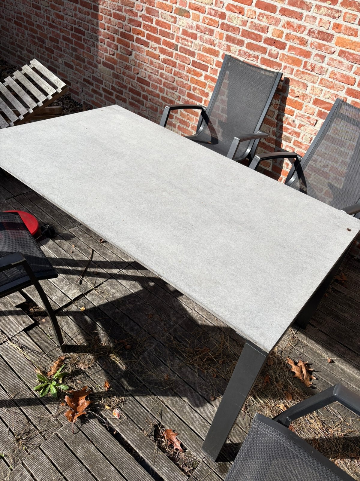 Tuintafel kettler 2 meter, Tuin en Terras, Ophalen, Gebruikt