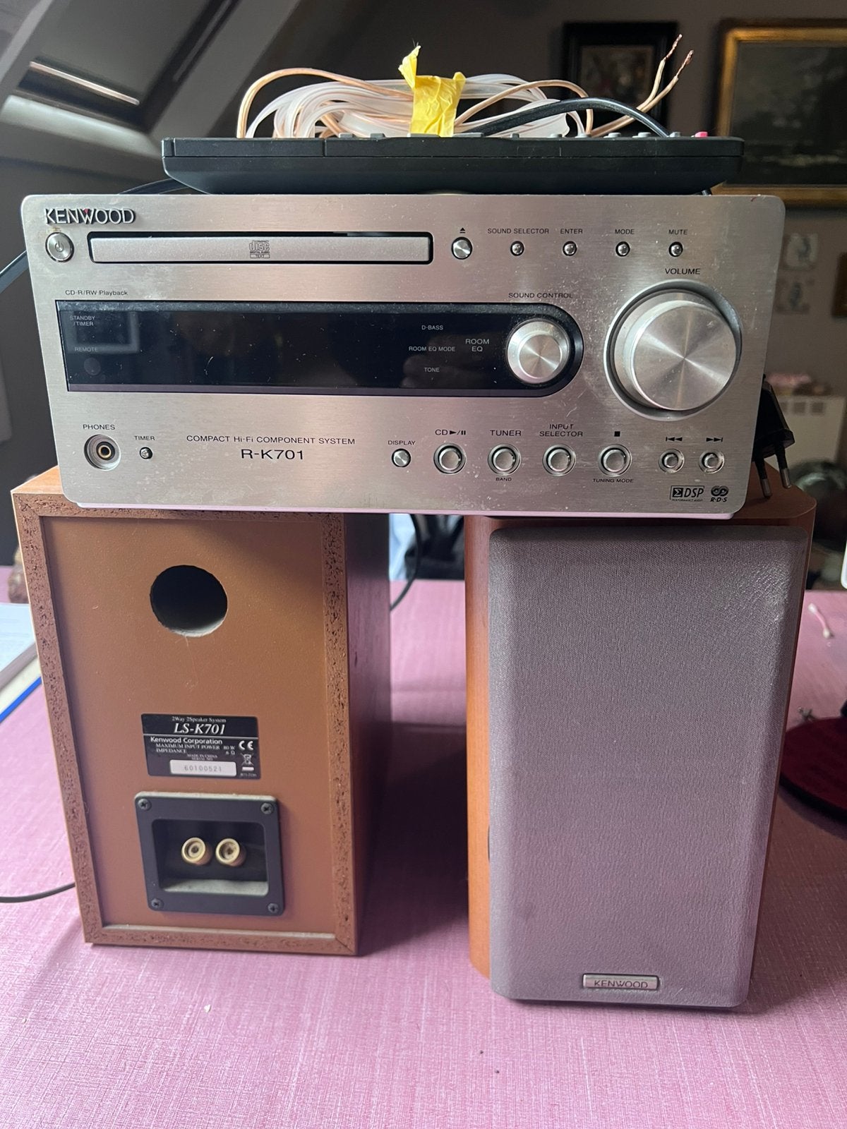 Hifi kenwood, TV, Hi-fi & Vidéo, Enlèvement ou Envoi, Comme neuf