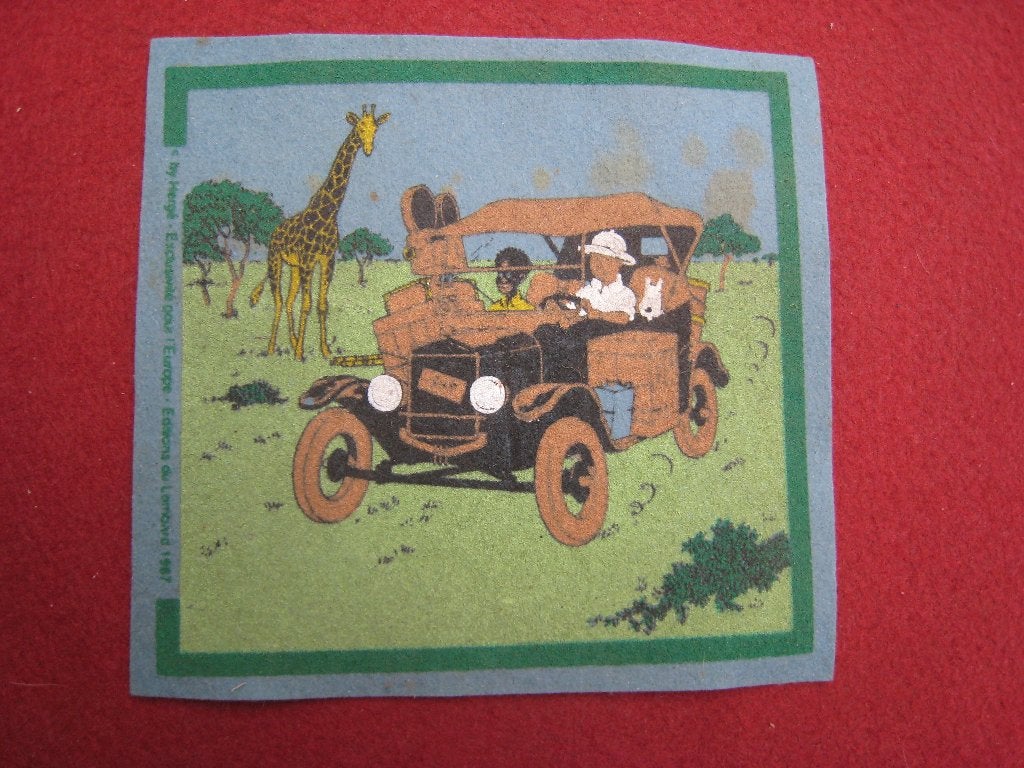 Tampon en feutre à rayures Tintin Bij Hergé, Une BD, Envoi, Hergé