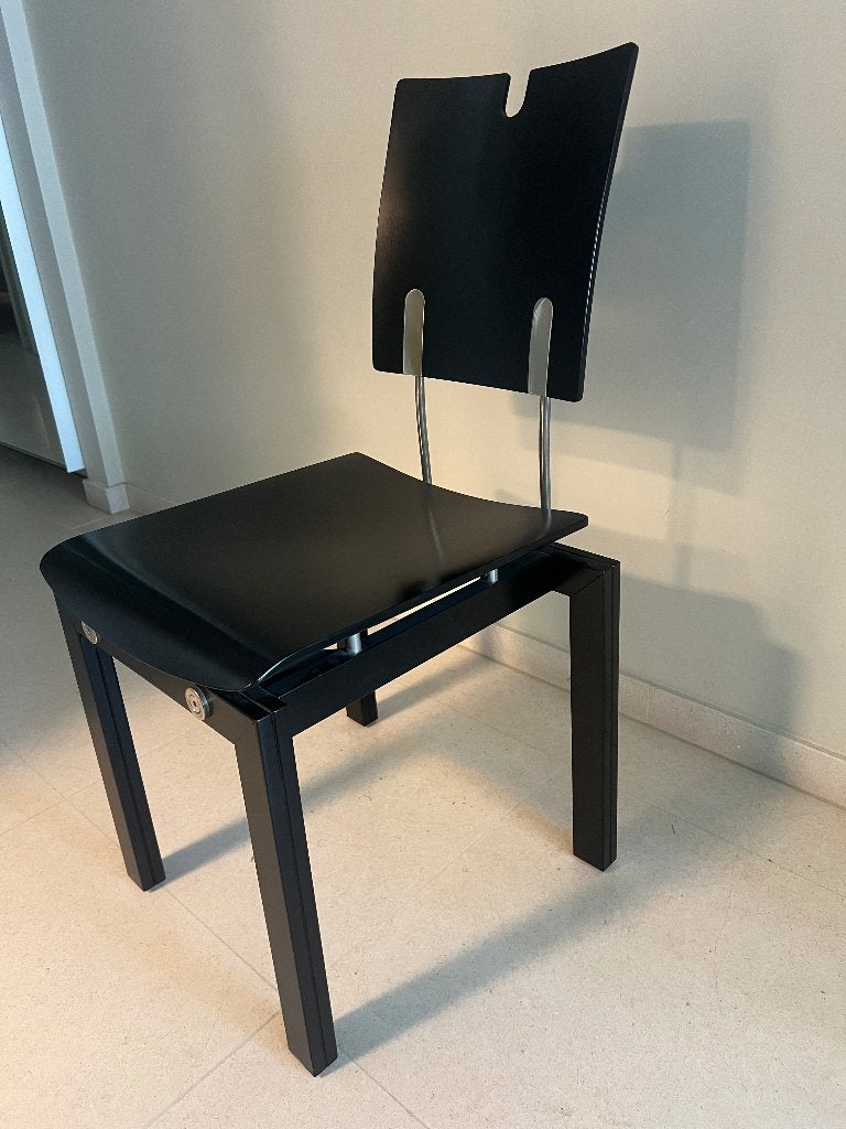 Stoelen Thonet, Ophalen, Zwart, Zo goed als nieuw, Vijf, Zes of meer stoelen