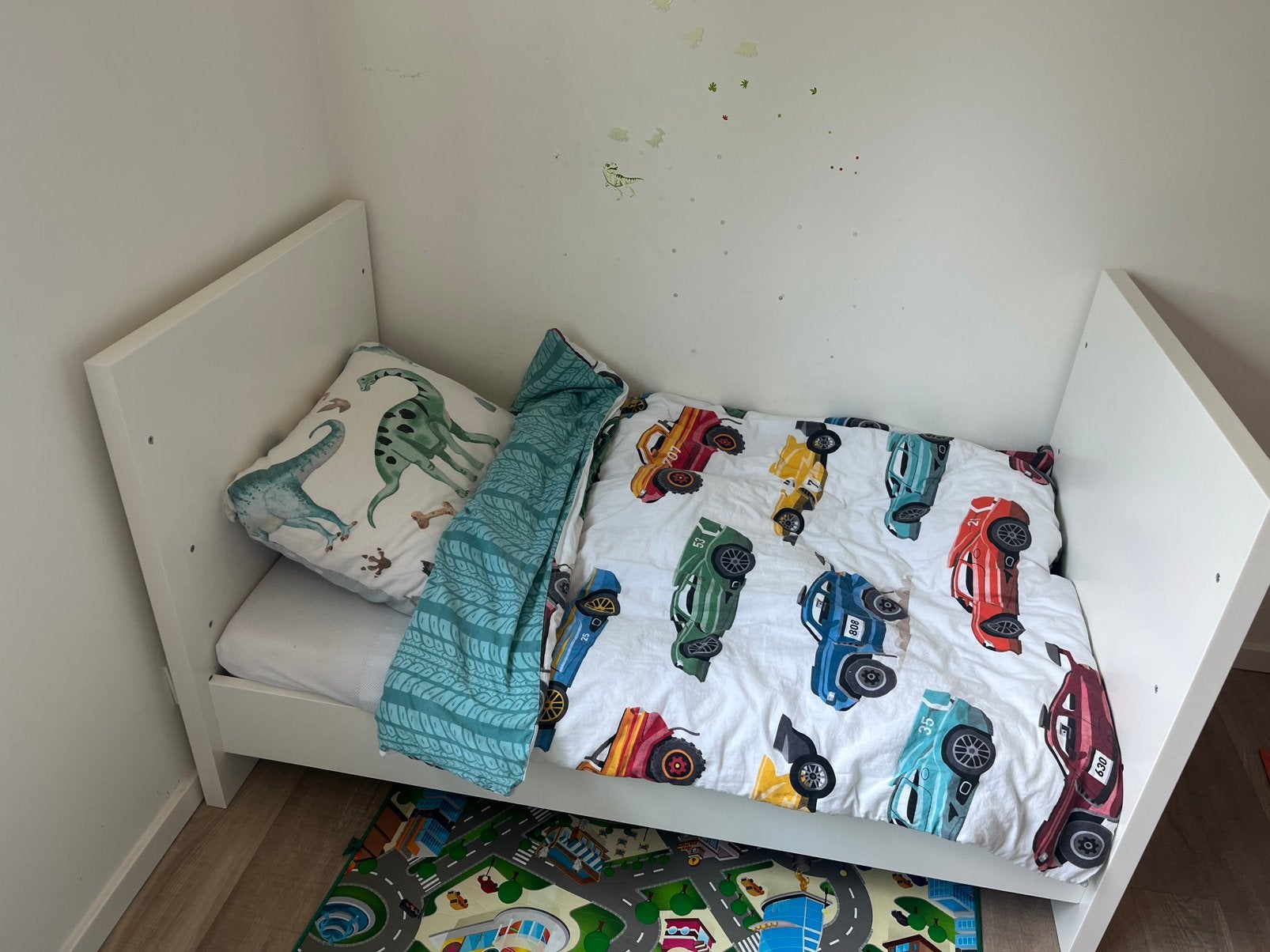 Childhome meegroeibed 0-7 jaar, Ophalen, Gebruikt, 140 tot 160 cm, Matras