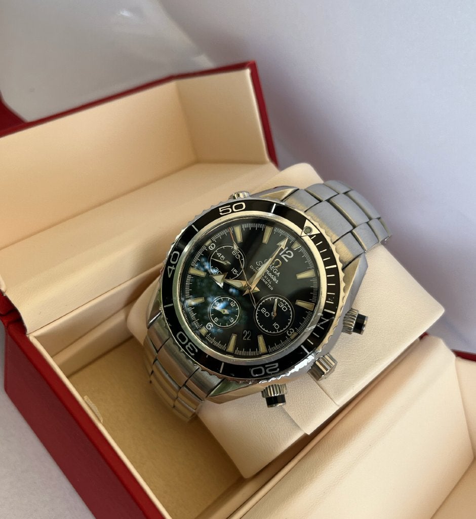 Omega Seamaster Planet Ocean 45,5 mm — Calibre 3303, Enlèvement ou Envoi, Utilisé, Omega
