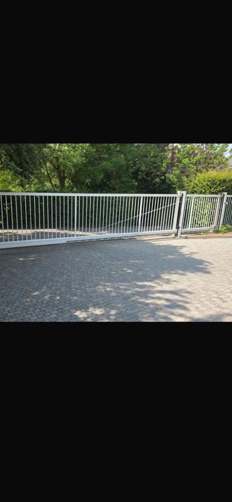 grote gemotoriseerde poort h1,9 x12,5 m reeds gedemonteerd, Tuin en Terras, Ophalen of Verzenden, Zo goed als nieuw