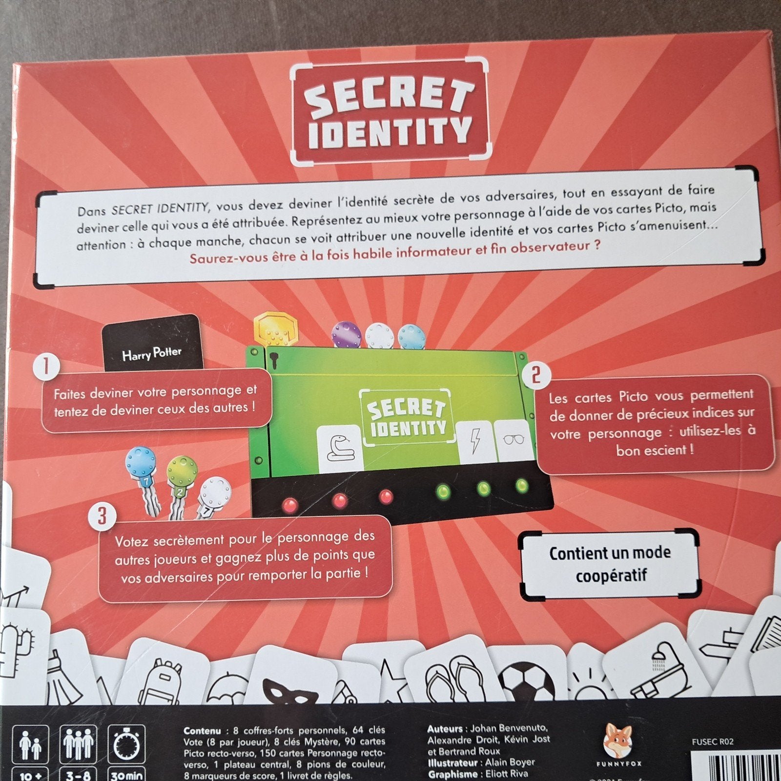 jeu desociete secret identity, Enlèvement