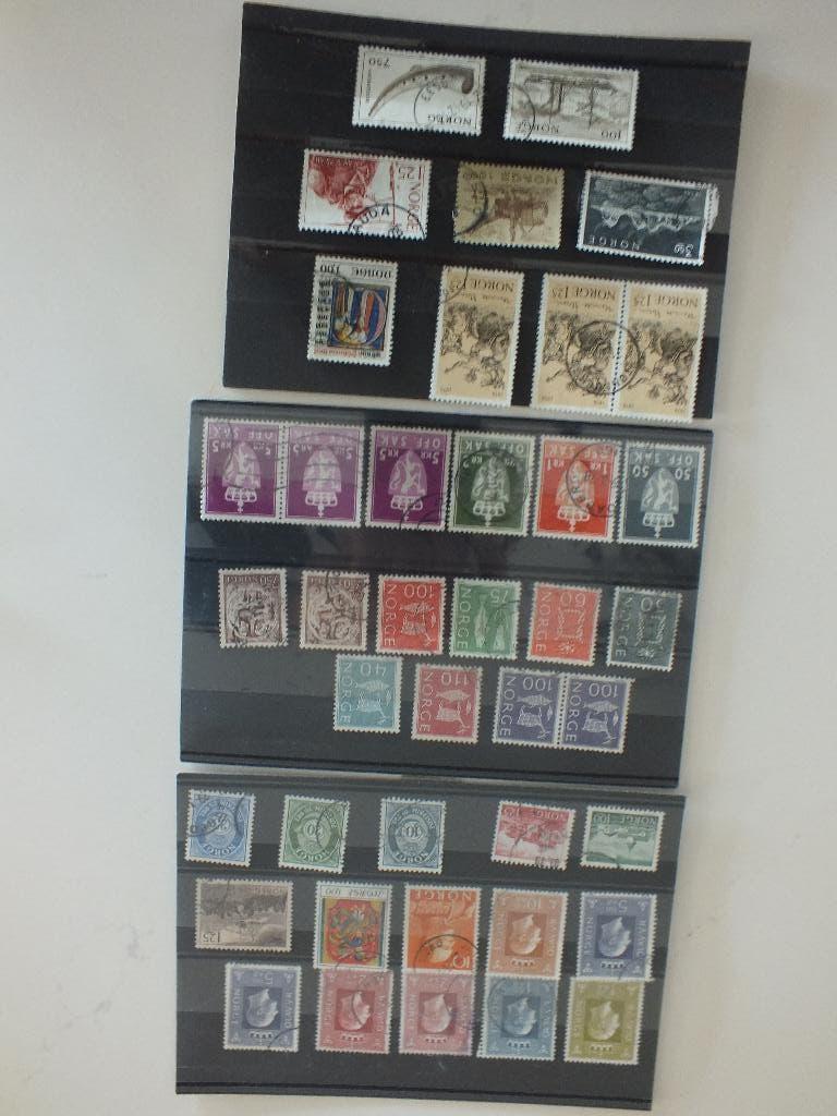 Noorwegen lotje gestempelde postzegels-, Postzegels en Munten, Postzegels | Europa | Scandinavië, Ophalen of Verzenden, Noorwegen