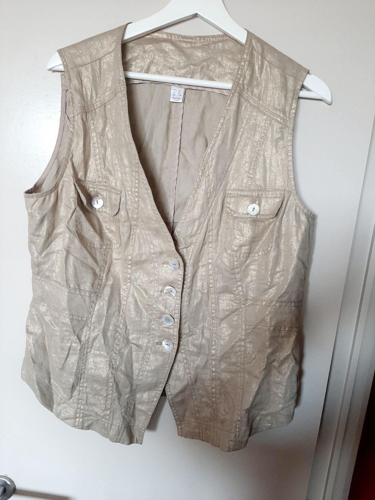 gillet dames, Kleding | Dames, Ophalen, Zo goed als nieuw, Goud