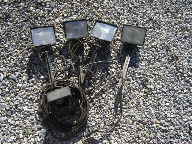 Tuinverlichting, Kunststof, Gebruikt, Minder dan 50 watt, Ophalen of Verzenden