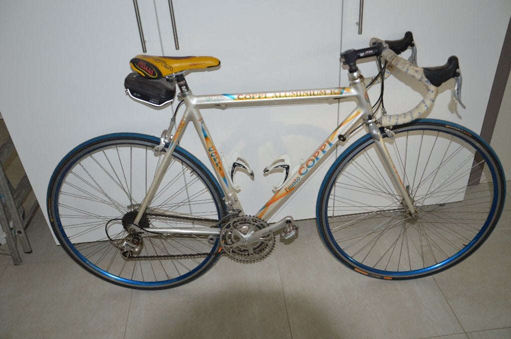 Vélo Fausto Coppi de 54 cm, Fietsen en Brommers, Gebruikt, Aluminium, Meer dan 20 versnellingen, 53 tot 57 cm