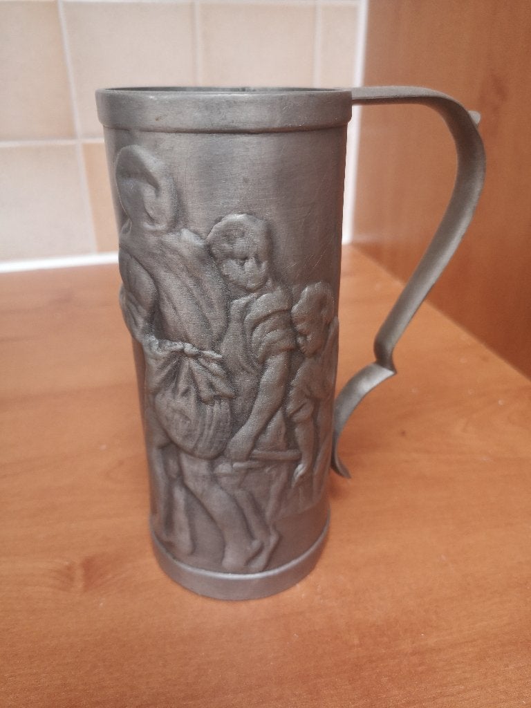 Tasse en étain 16 cm, Enlèvement ou Envoi