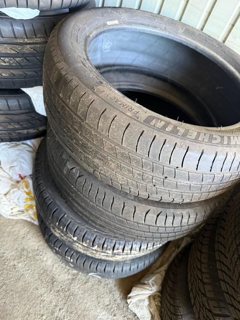 2x pneus Michelin 185 50 16, Ophalen, Gebruikt, 16 inch, 185 mm