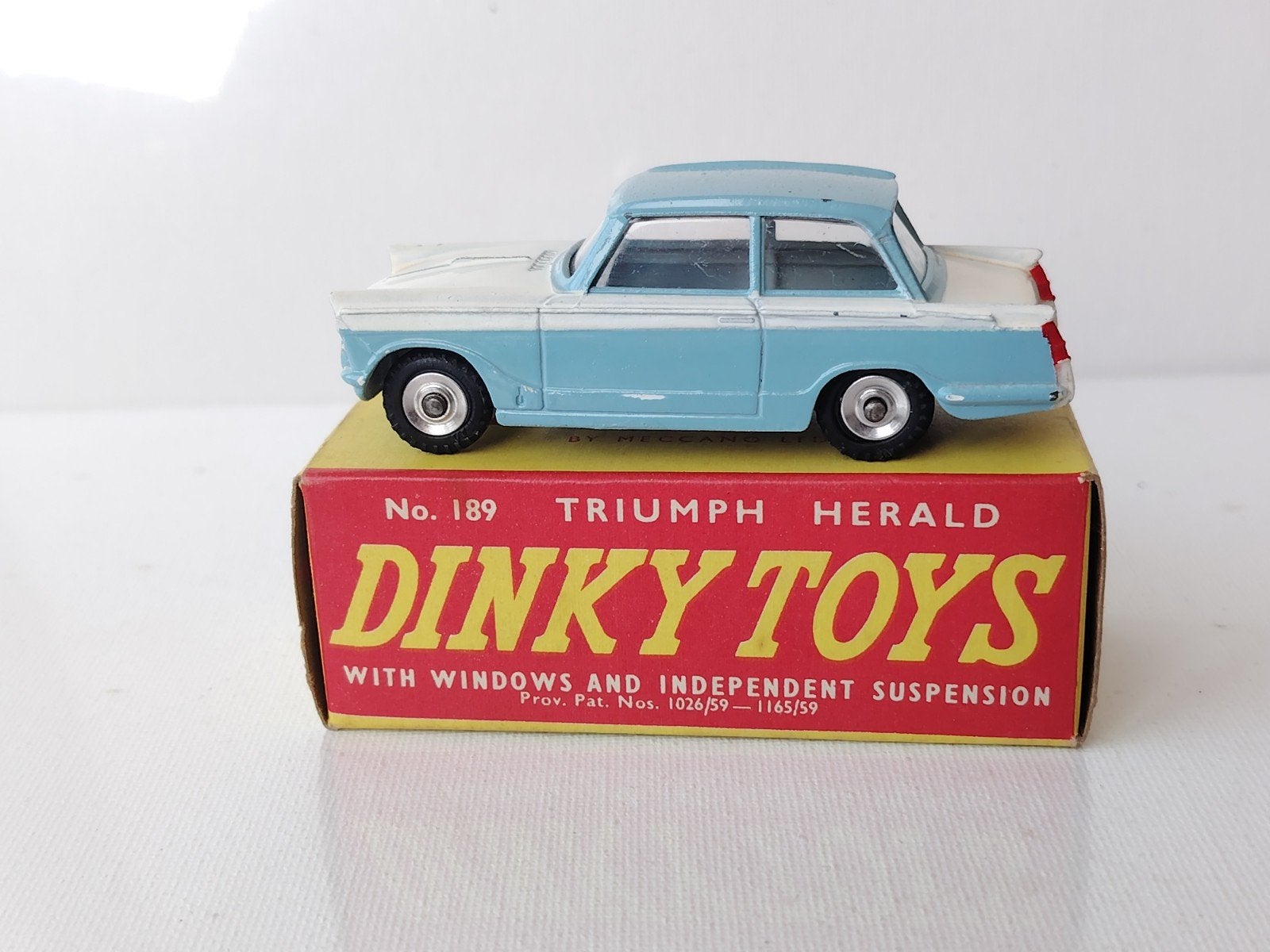 Dinky Toys 189 Triumph Herald Originale, Hobby en Vrije tijd, Ophalen of Verzenden, Dinky Toys